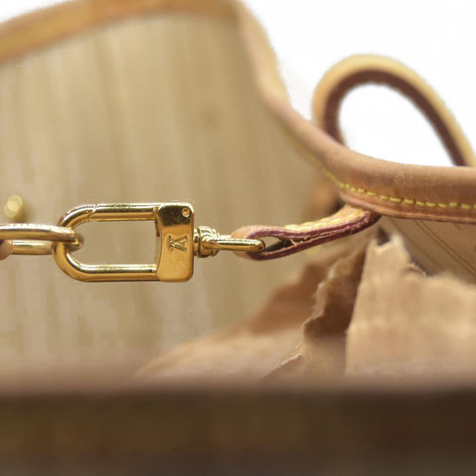 $2170 Louis Vuitton  Damier Azur Neverfull MM SA1160