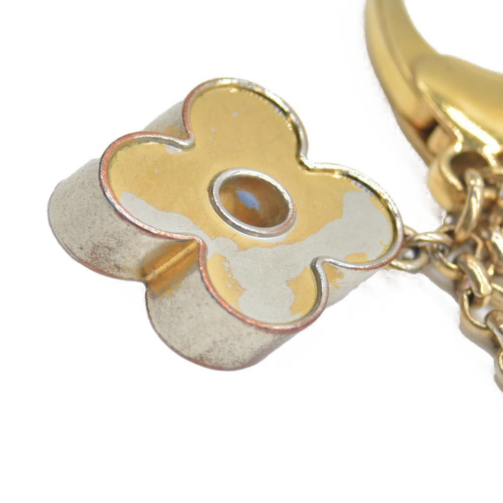 $530 Louis Vuitton  Enamel Fleur De Monogram Bag Charm CONSIGNMENT