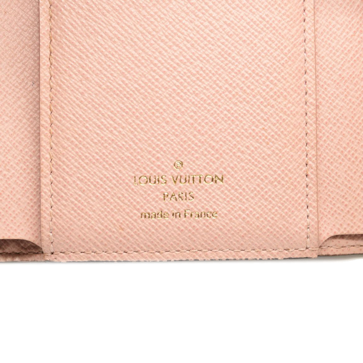 $575 LOUIS VUITTON Monogram Victorine Wallet Rose Ballerine