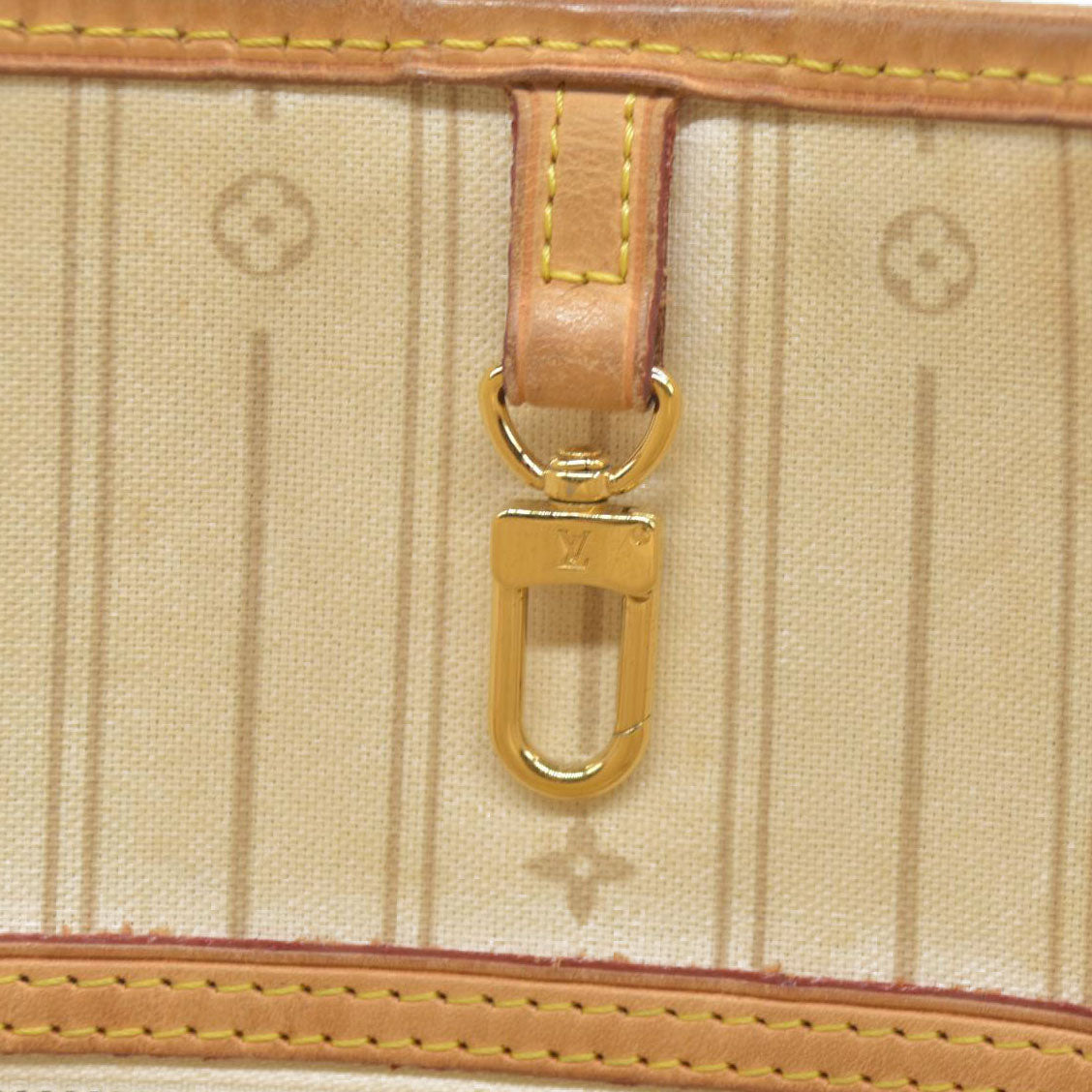 $2170 Louis Vuitton  Damier Azur Neverfull MM SA1160