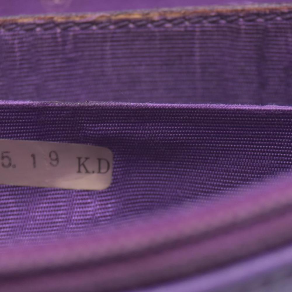 $1335 Chanel Caviar Wallet Purple CONSIGNMENT 10021224