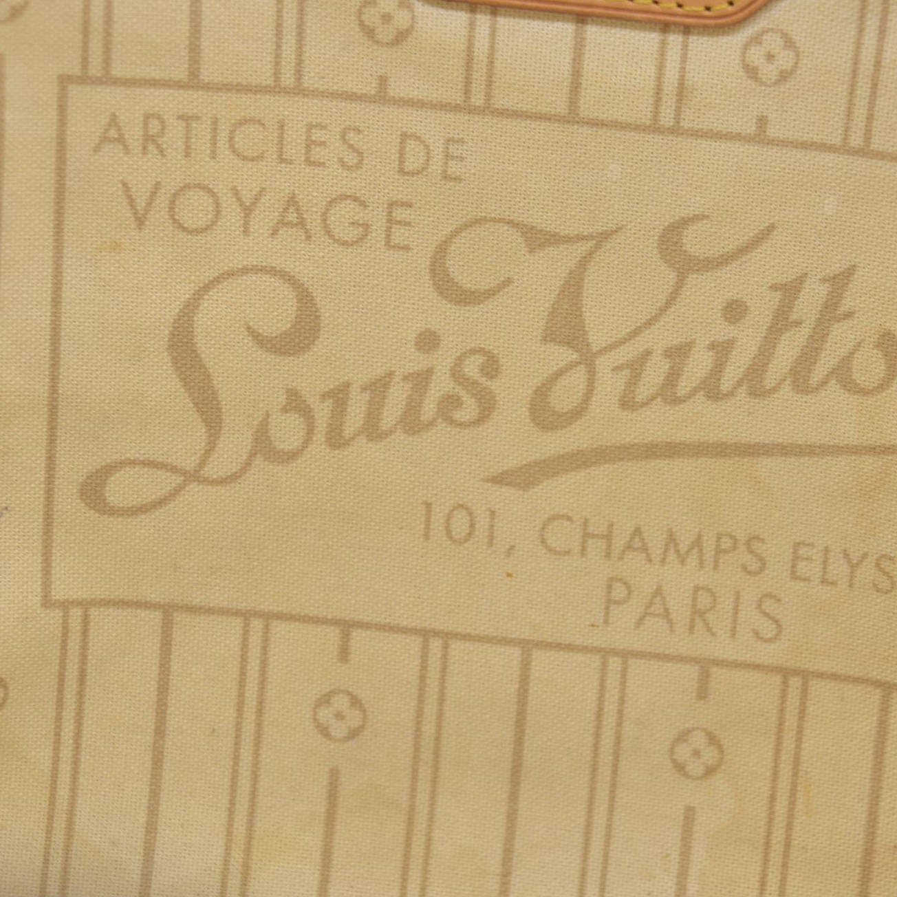 $2170 Louis Vuitton  Damier Azur Neverfull MM SA1160