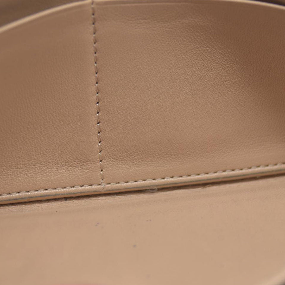 AUCTION $550 Chloe Indy Leather Long Bifold Wallet Purse Gray