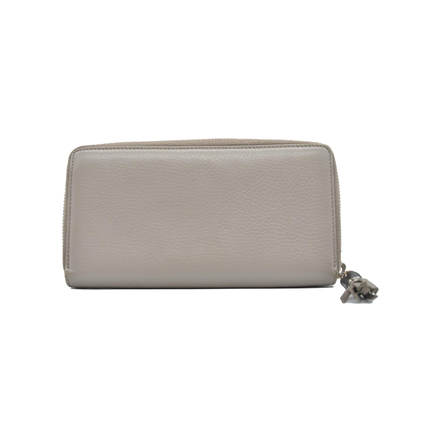 $660 Gucci Bamboo Tassel Continental Bamboo Accent Continental Wallet CONSIGNMENT