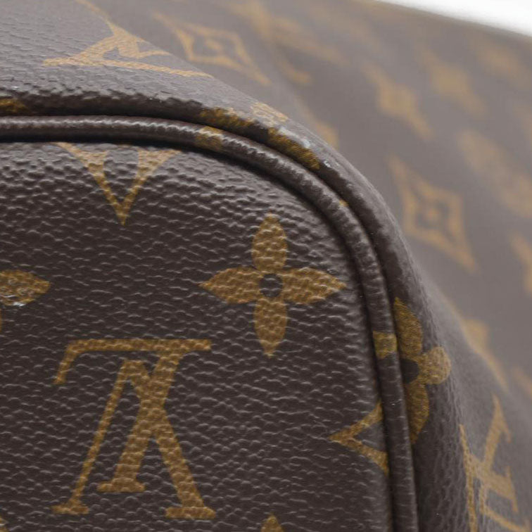 $2170 Louis Vuitton Neverfull MM Monogram Rose Ballerine