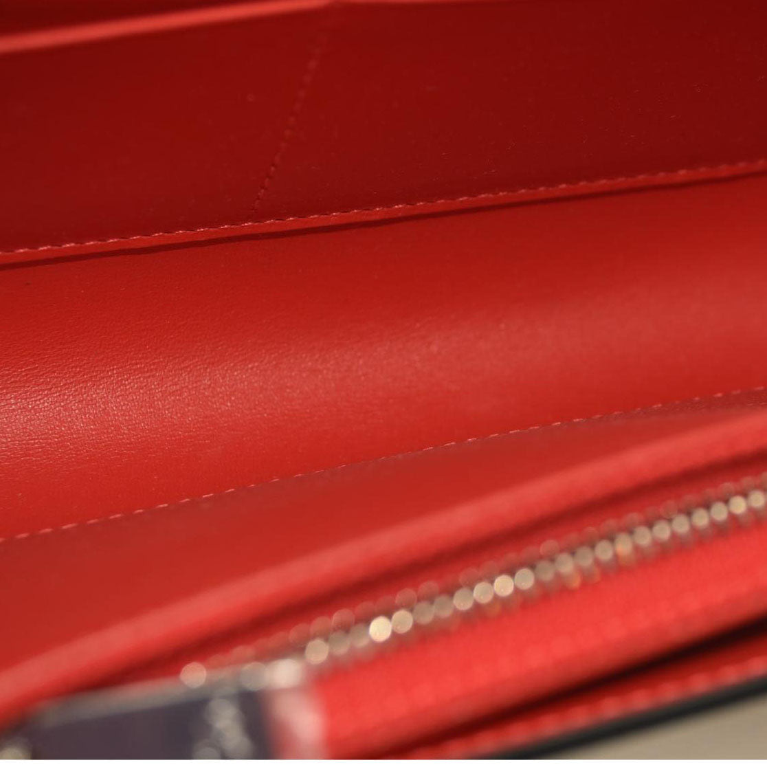 Christian Louboutin  Grained Calfskin By My Side Wallet On Chain Light Pink