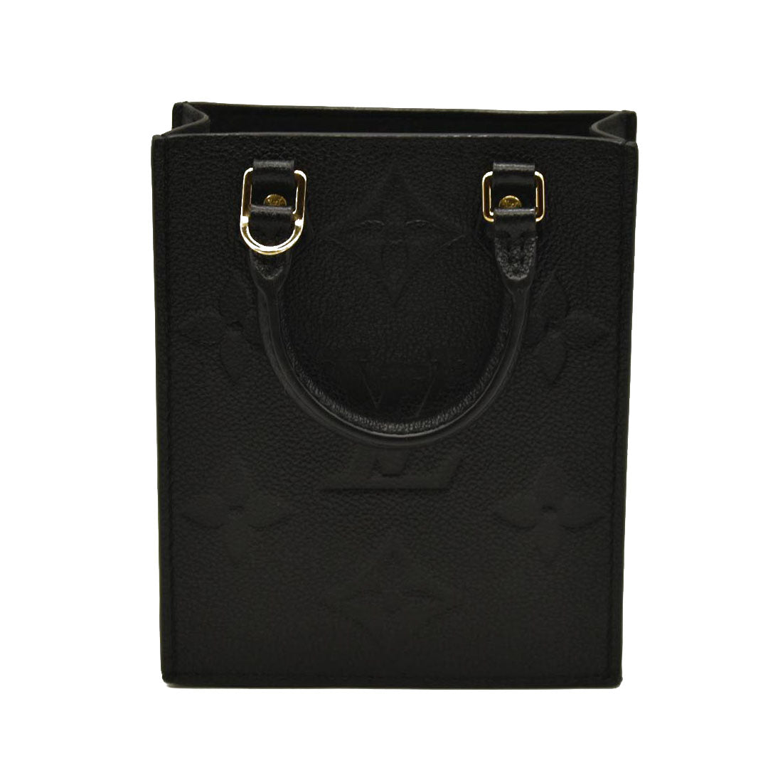 LOUIS VUITTON  Empreinte Monogram Giant Petit Sac Plat Black