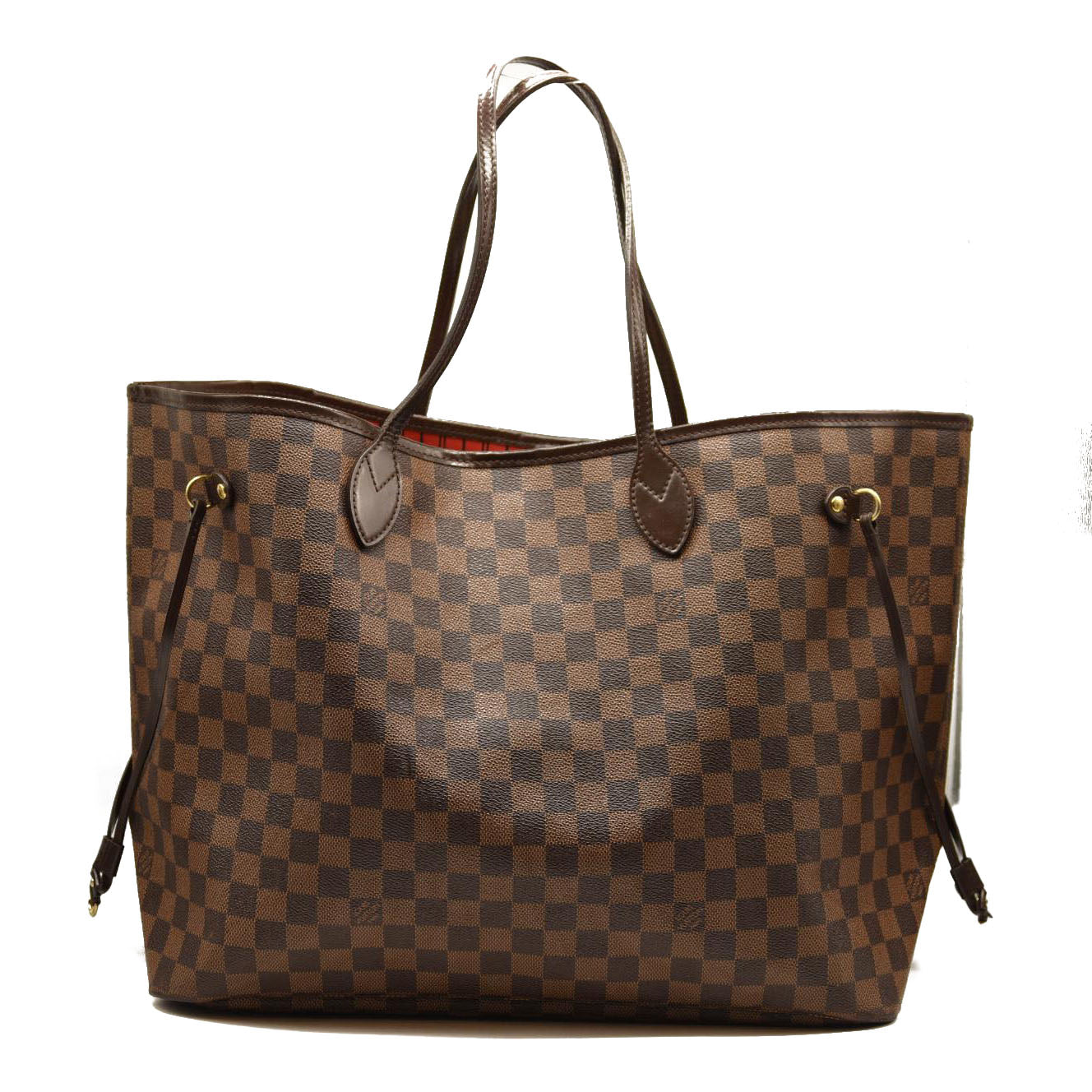 USED LOUIS VUITTON Damier Ebene Neverfull GM FL4101