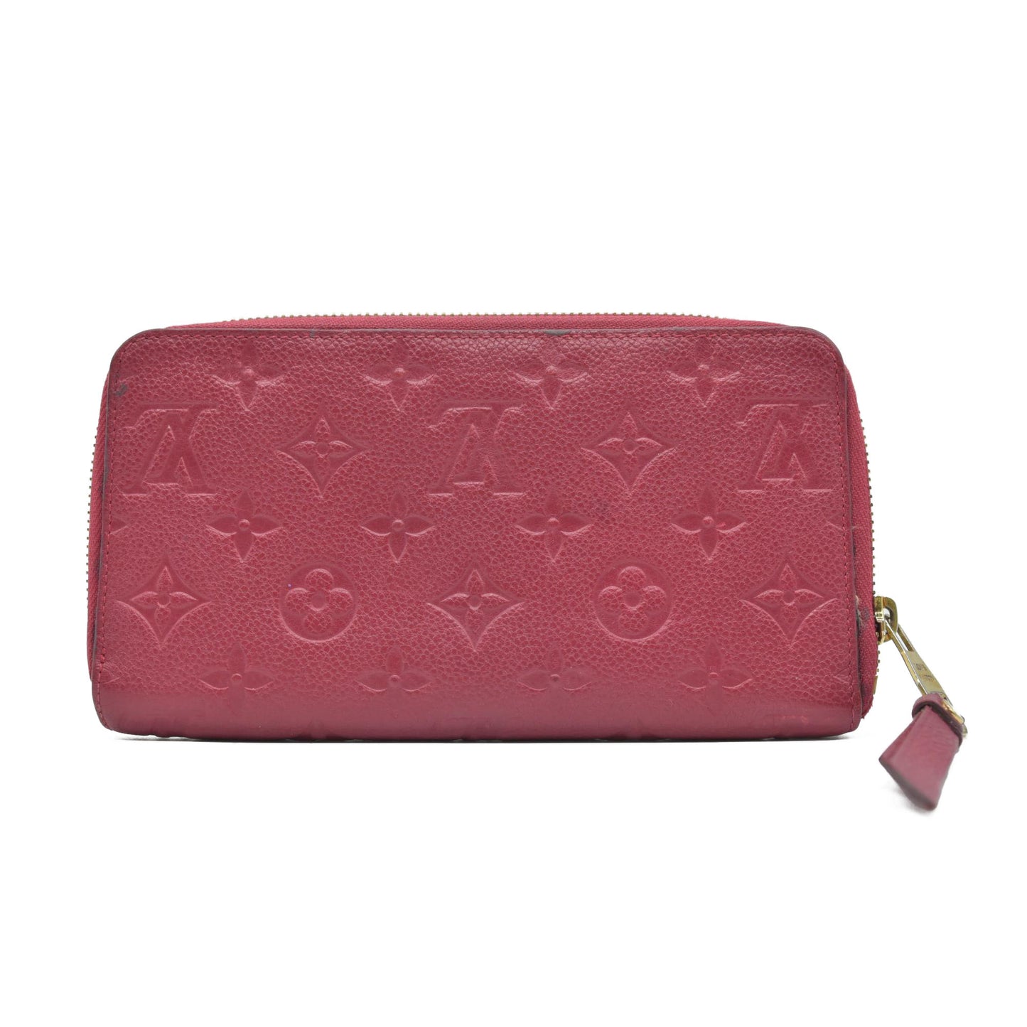 $1170 2013 Louis Vuitton Empreinte Zippy Organizer Red CONSIGNMENT SP1183