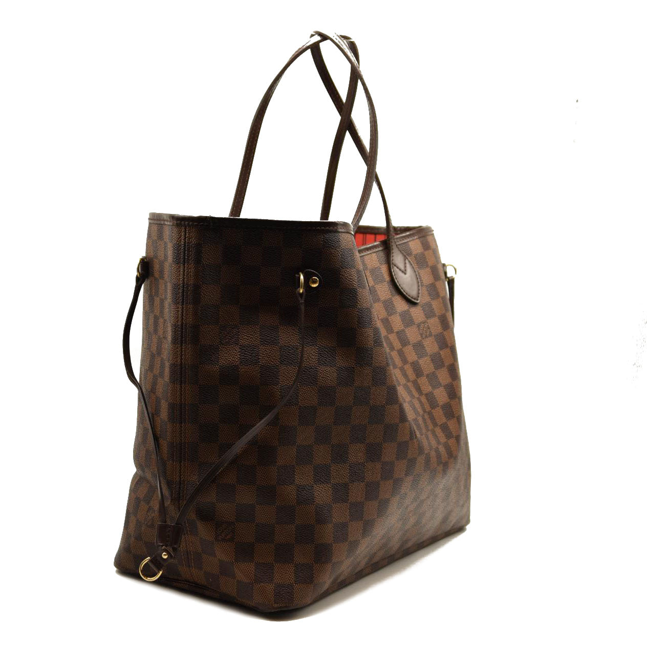 USED LOUIS VUITTON Damier Ebene Neverfull GM FL4101