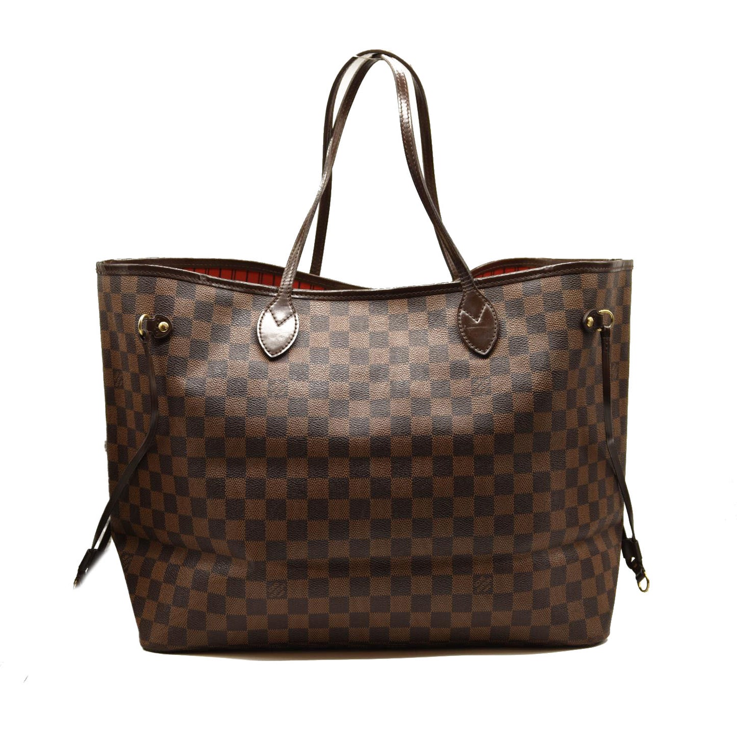 USED LOUIS VUITTON Damier Ebene Neverfull GM FL4101