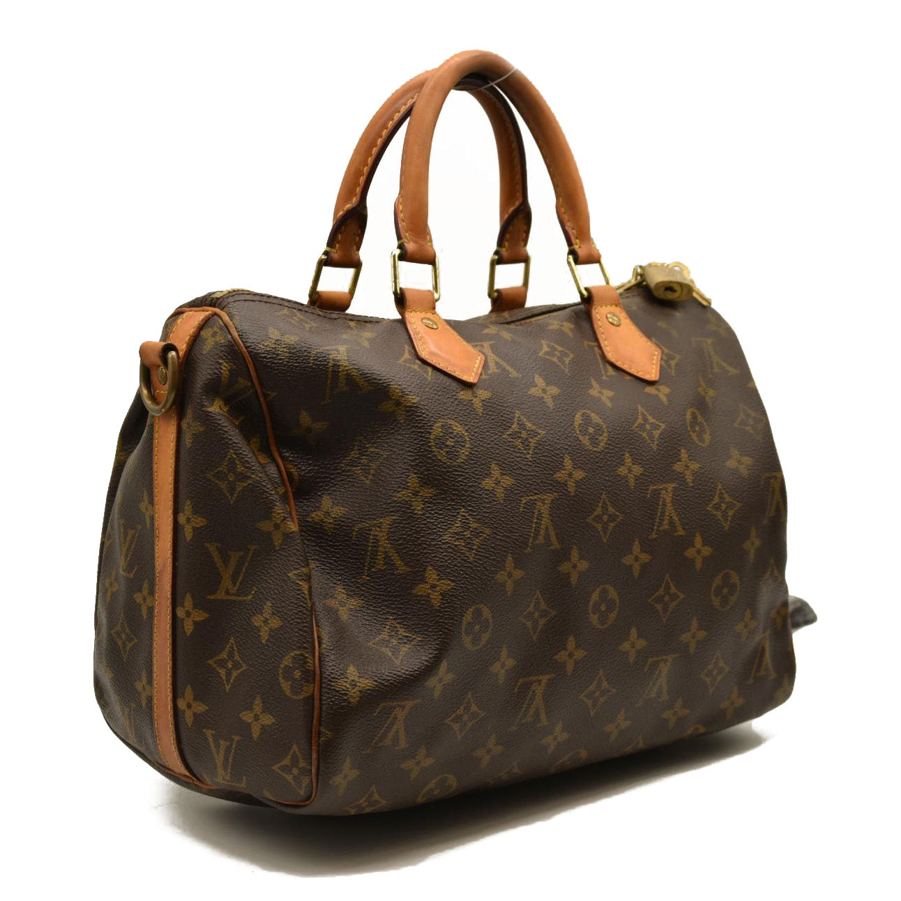 LOUIS VUITTON Monogram Speedy Bandouliere 30 MB4175