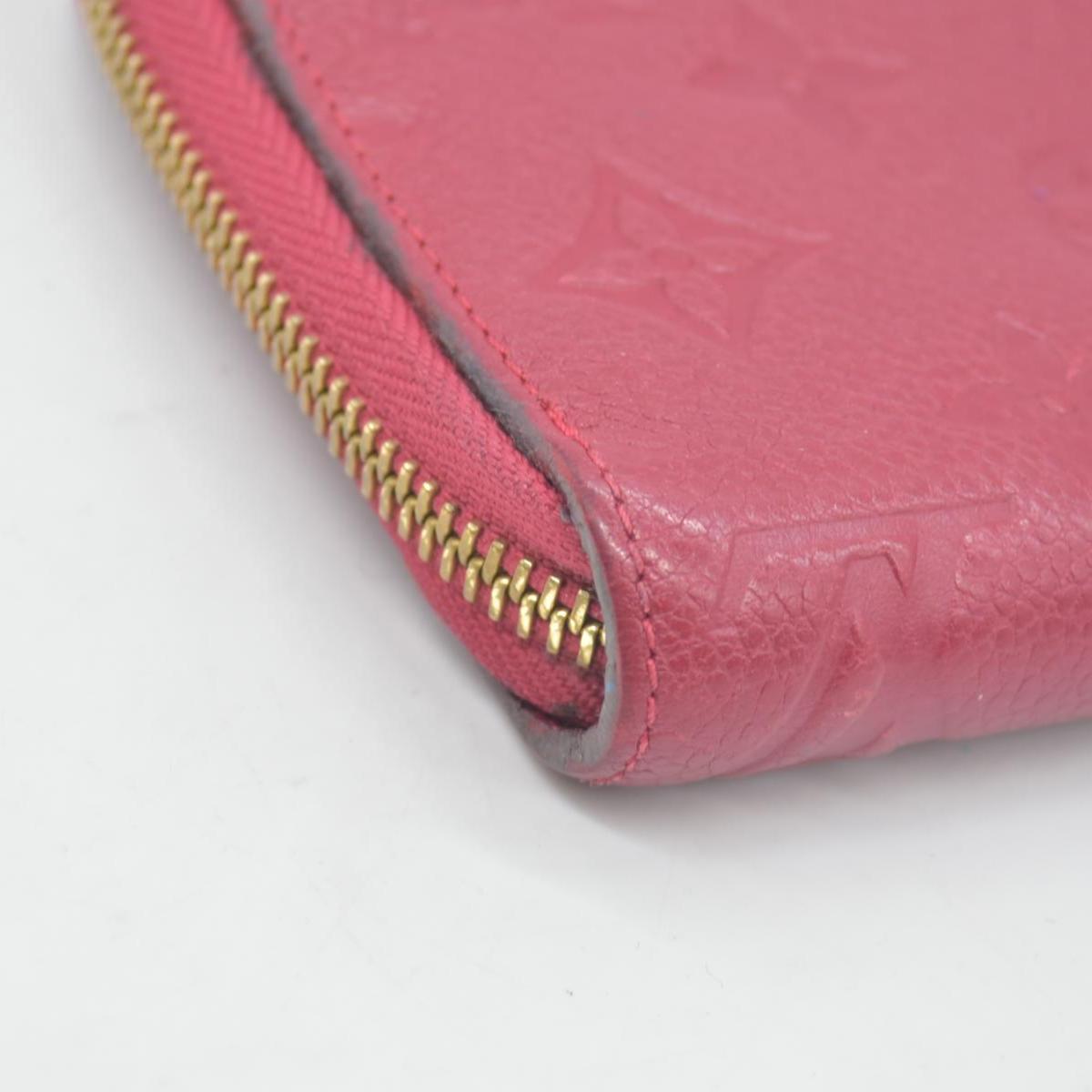 $1170 2013 Louis Vuitton Empreinte Zippy Organizer Red CONSIGNMENT SP1183