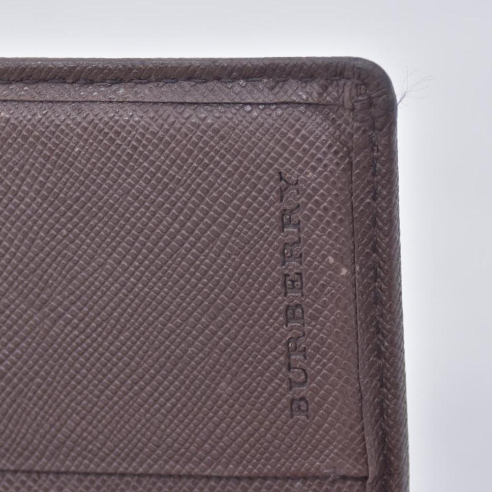 $395 Burberry House Check Medium Folding Wallet CONSIGNMENT 10021215