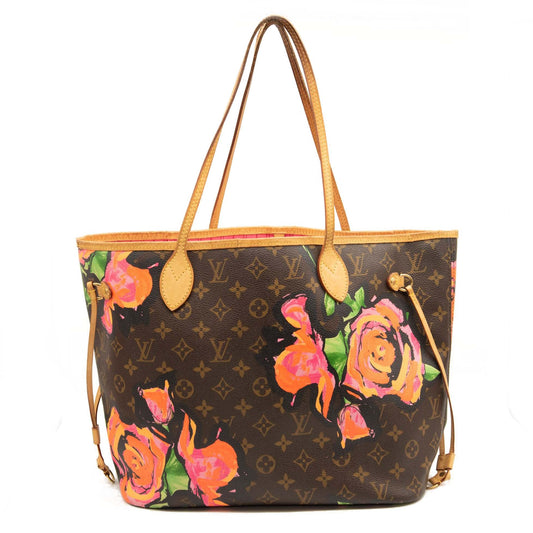 Louis Vuitton Monogram Roses Neverfull MM Tote SD4088