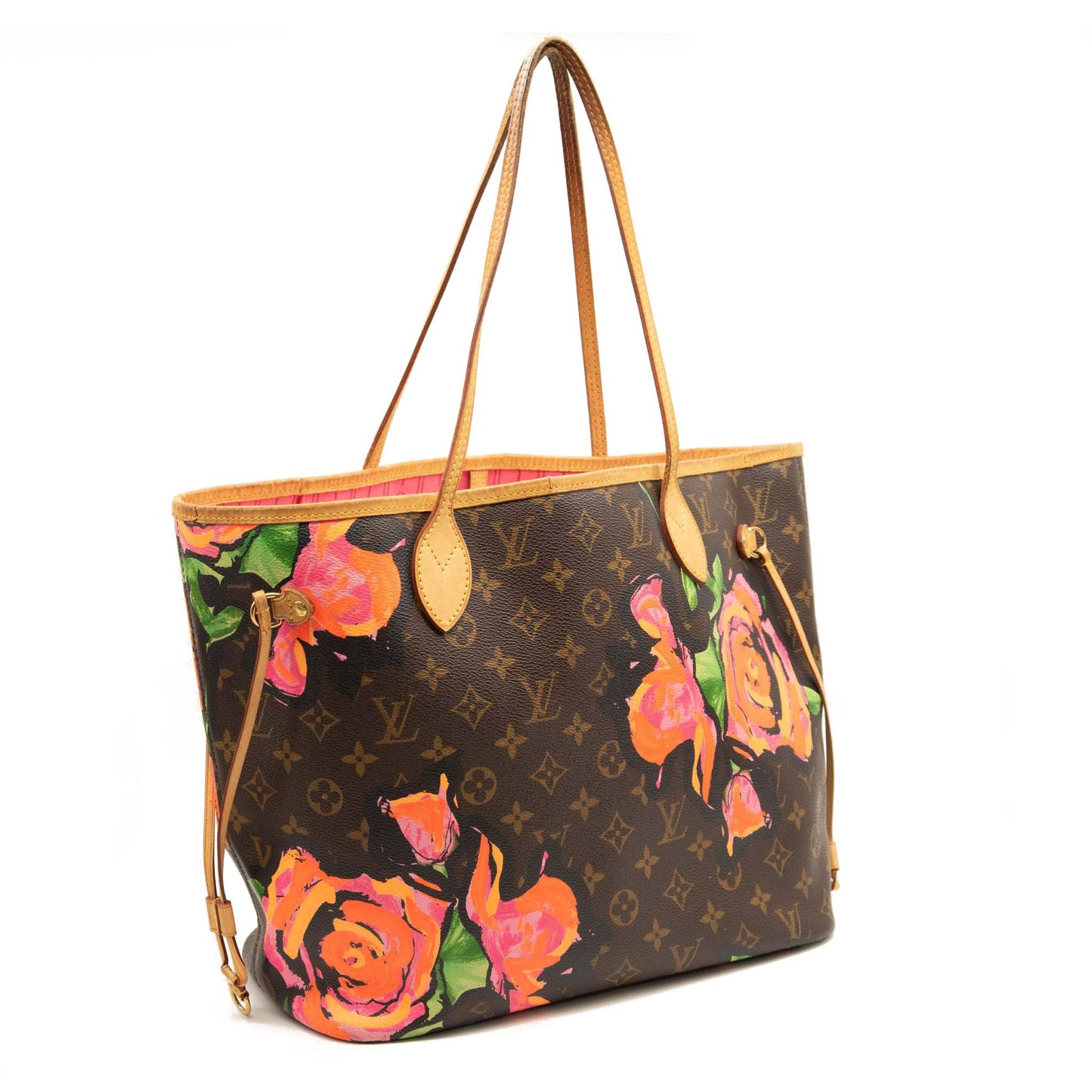 Louis Vuitton Monogram Roses Neverfull MM Tote SD4088