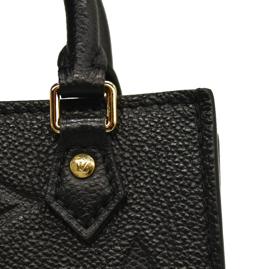 LOUIS VUITTON  Empreinte Monogram Giant Petit Sac Plat Black