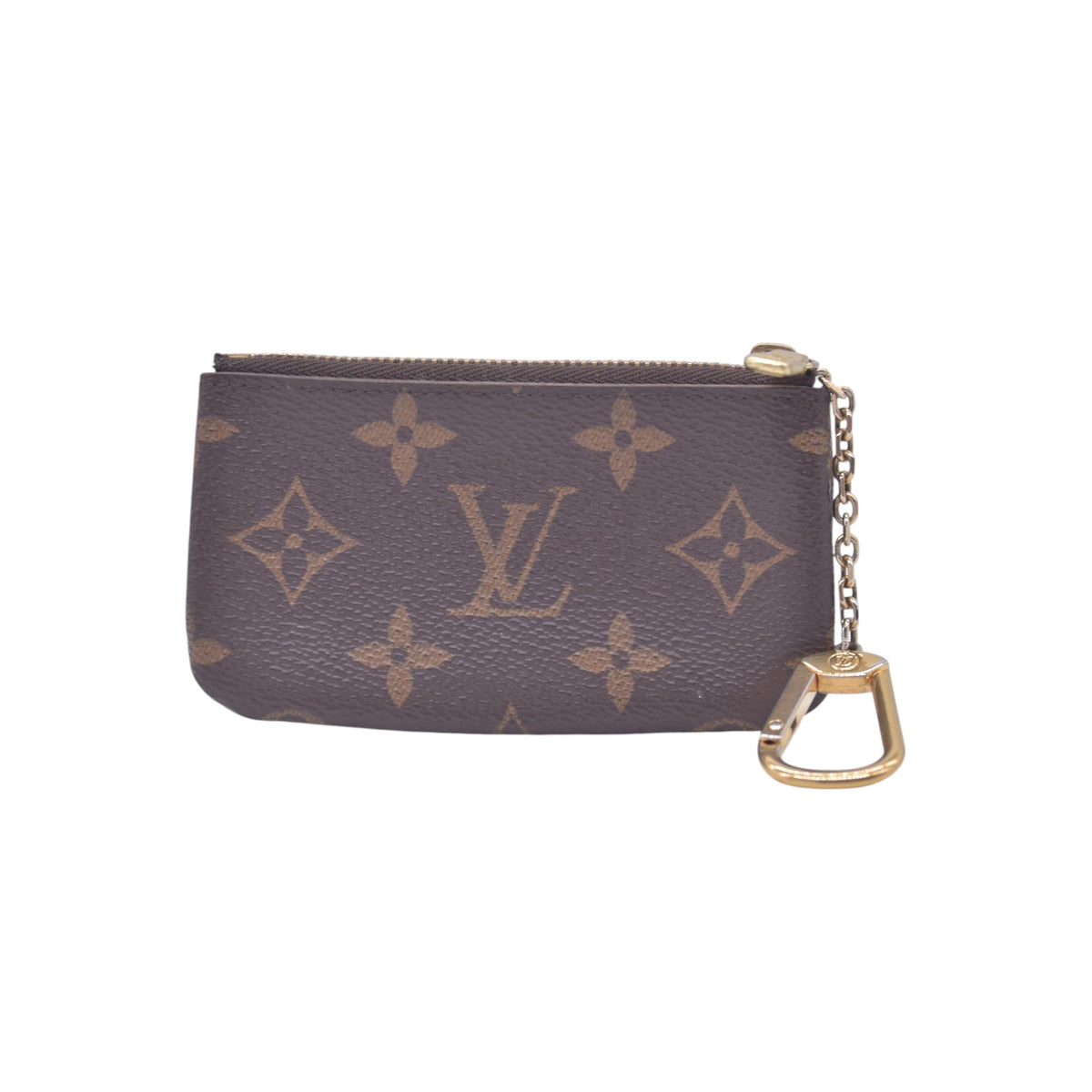$355 2013 Louis Vuitton Monogram Key Pouch CT2133 CONSIGNMENT 10021283