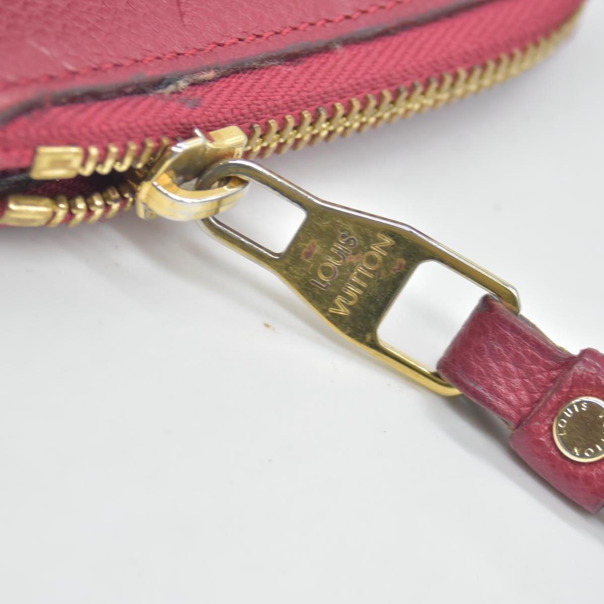 $1170 2013 Louis Vuitton Empreinte Zippy Organizer Red CONSIGNMENT SP1183