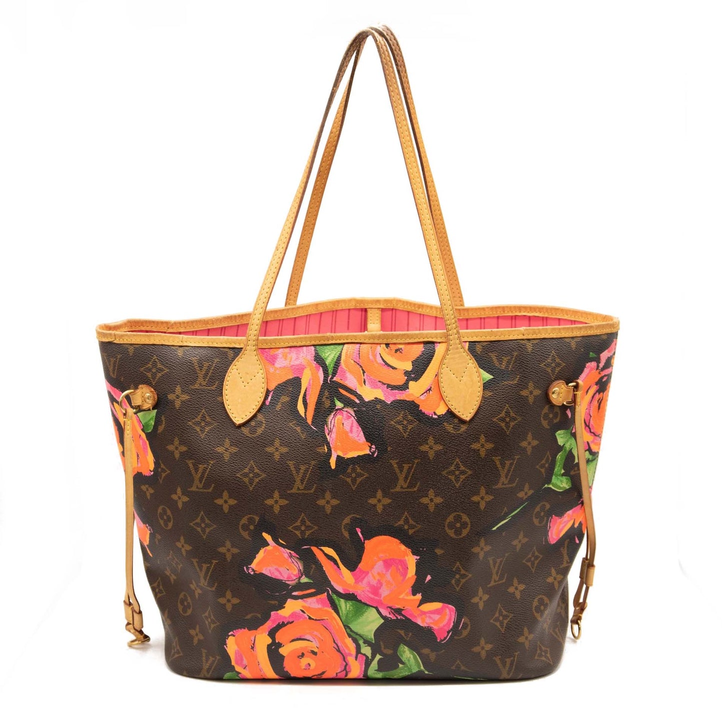 Louis Vuitton Monogram Roses Neverfull MM Tote SD4088