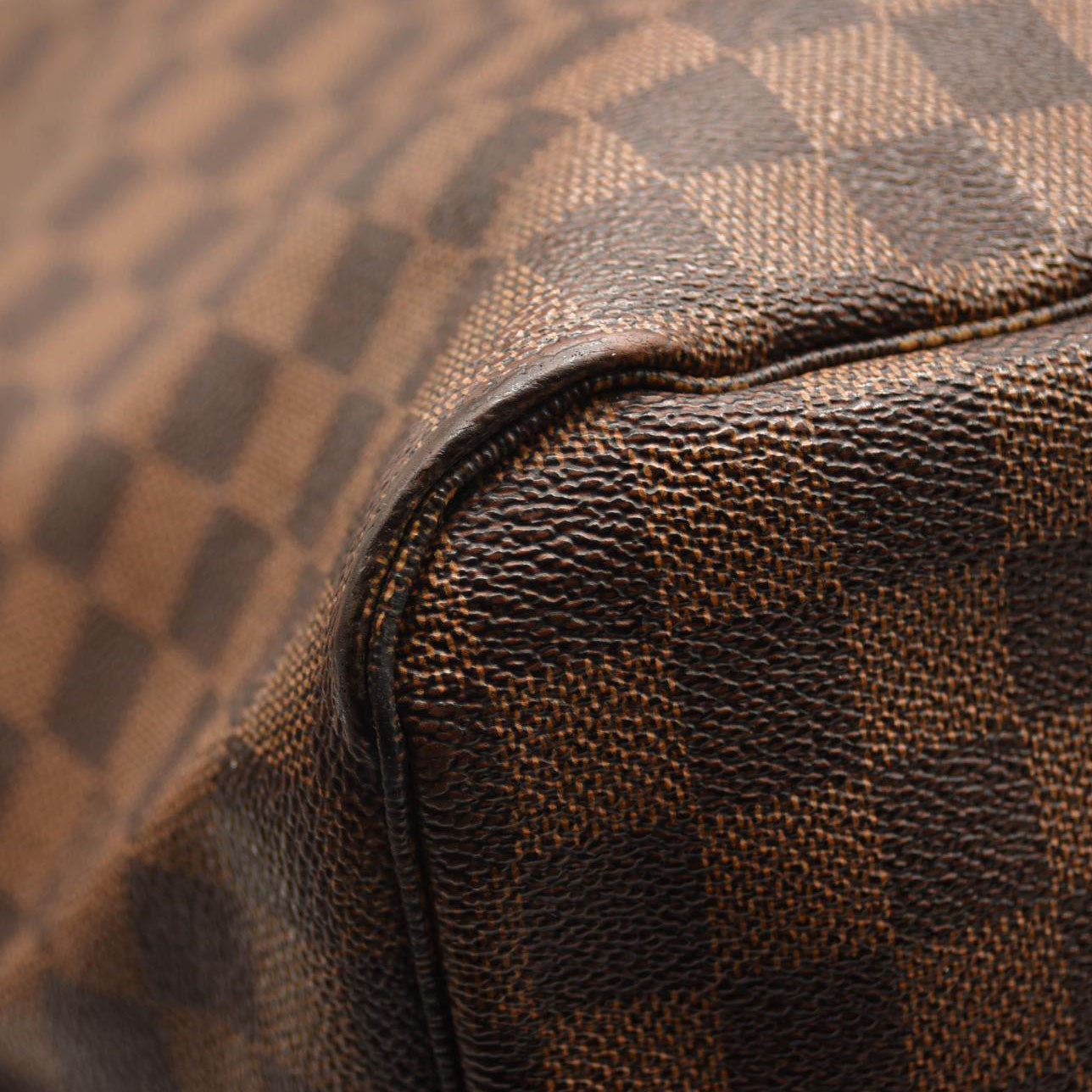 USED LOUIS VUITTON Damier Ebene Neverfull GM FL4101