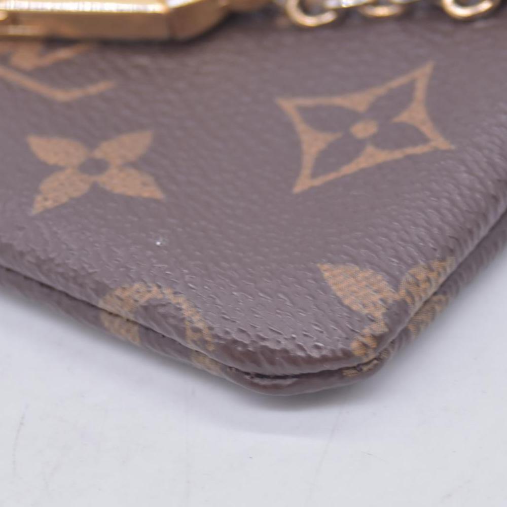 $355 2013 Louis Vuitton Monogram Key Pouch CT2133 CONSIGNMENT 10021283