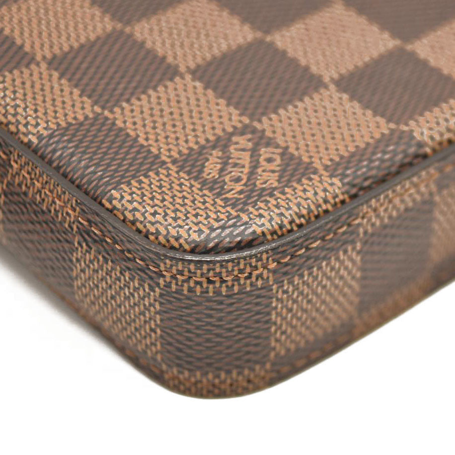 Louis Vuitton  Damier Ebene Pochette Felicie Chain Wallet