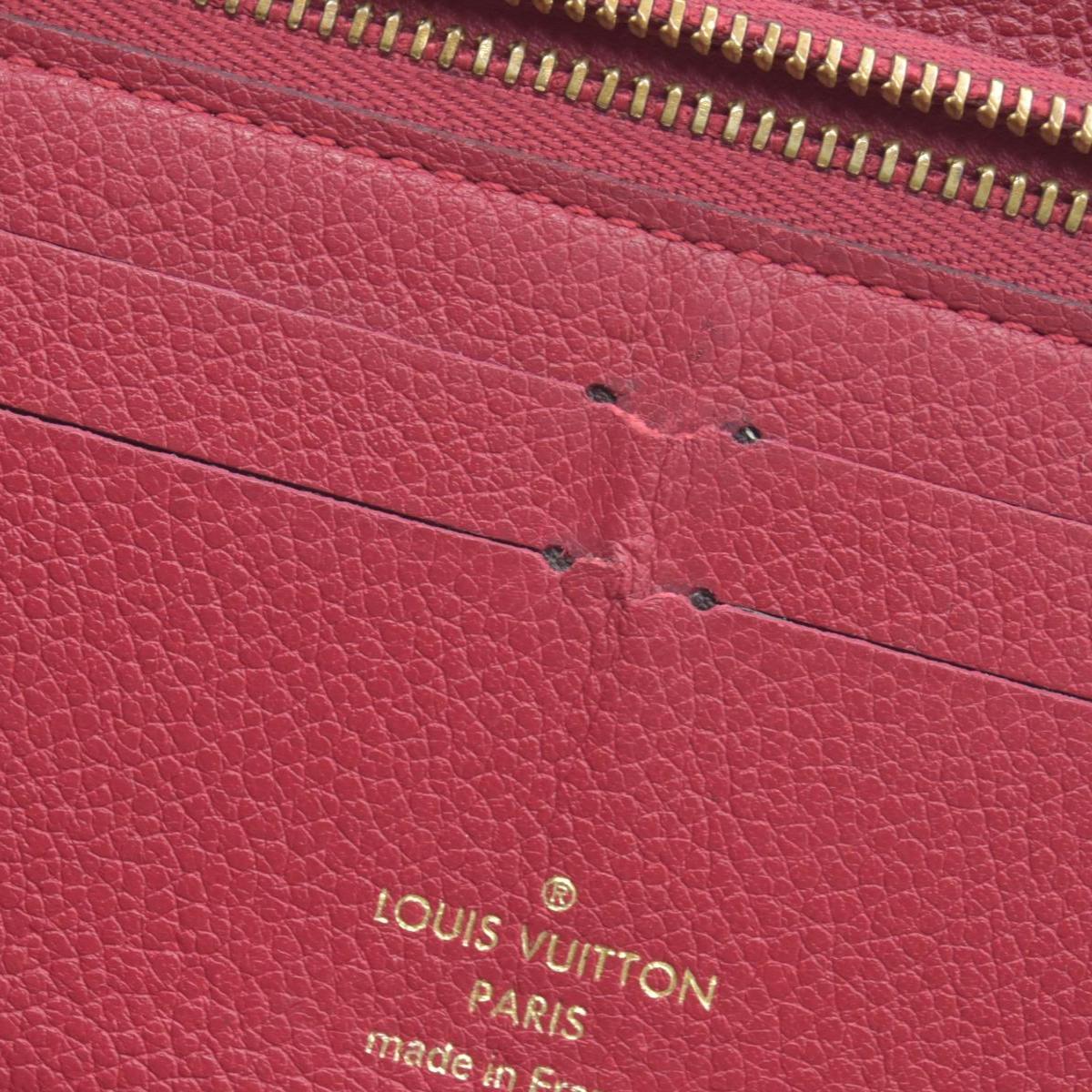 $1170 2013 Louis Vuitton Empreinte Zippy Organizer Red CONSIGNMENT SP1183