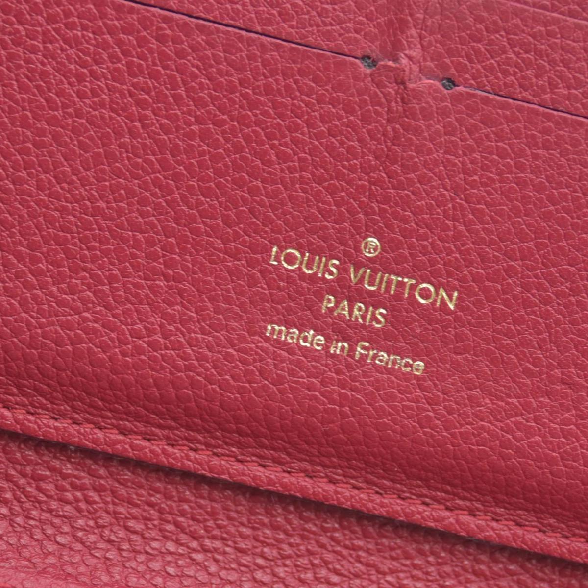 $1170 2013 Louis Vuitton Empreinte Zippy Organizer Red CONSIGNMENT SP1183