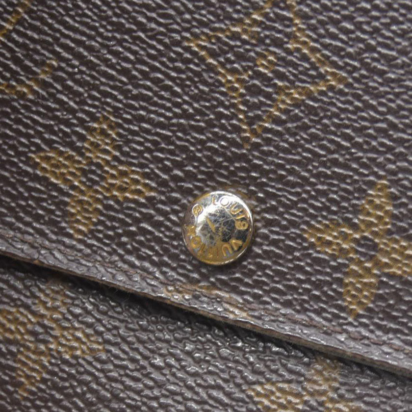 AUCTION $725 Louis Vuitton Monogram Sarah Wallet MI0096