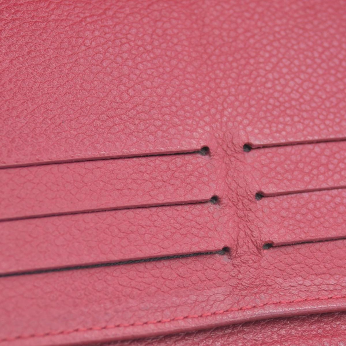 $1170 2013 Louis Vuitton Empreinte Zippy Organizer Red CONSIGNMENT SP1183
