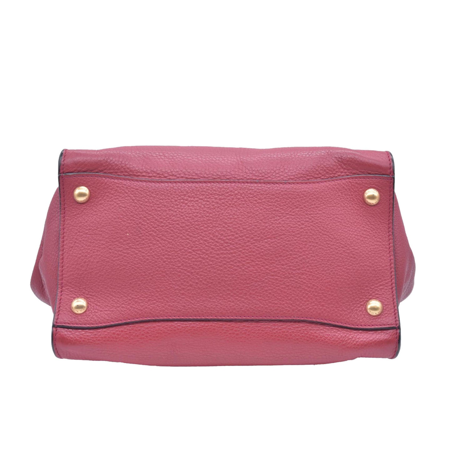 $1595 Prada Vitello Daino Leather Sound Red CONSIGNMENT