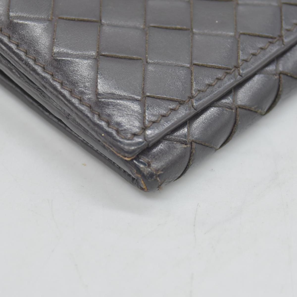 Bottega Veneta Intrecciato Brown Bifold Long Wallet CONSIGNMENT