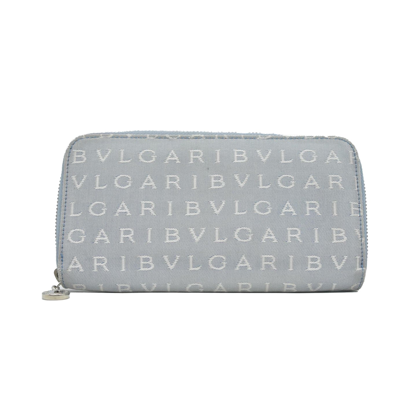 $840 Bvlgari  Canvas Continental Wallet CONSIGNMENT