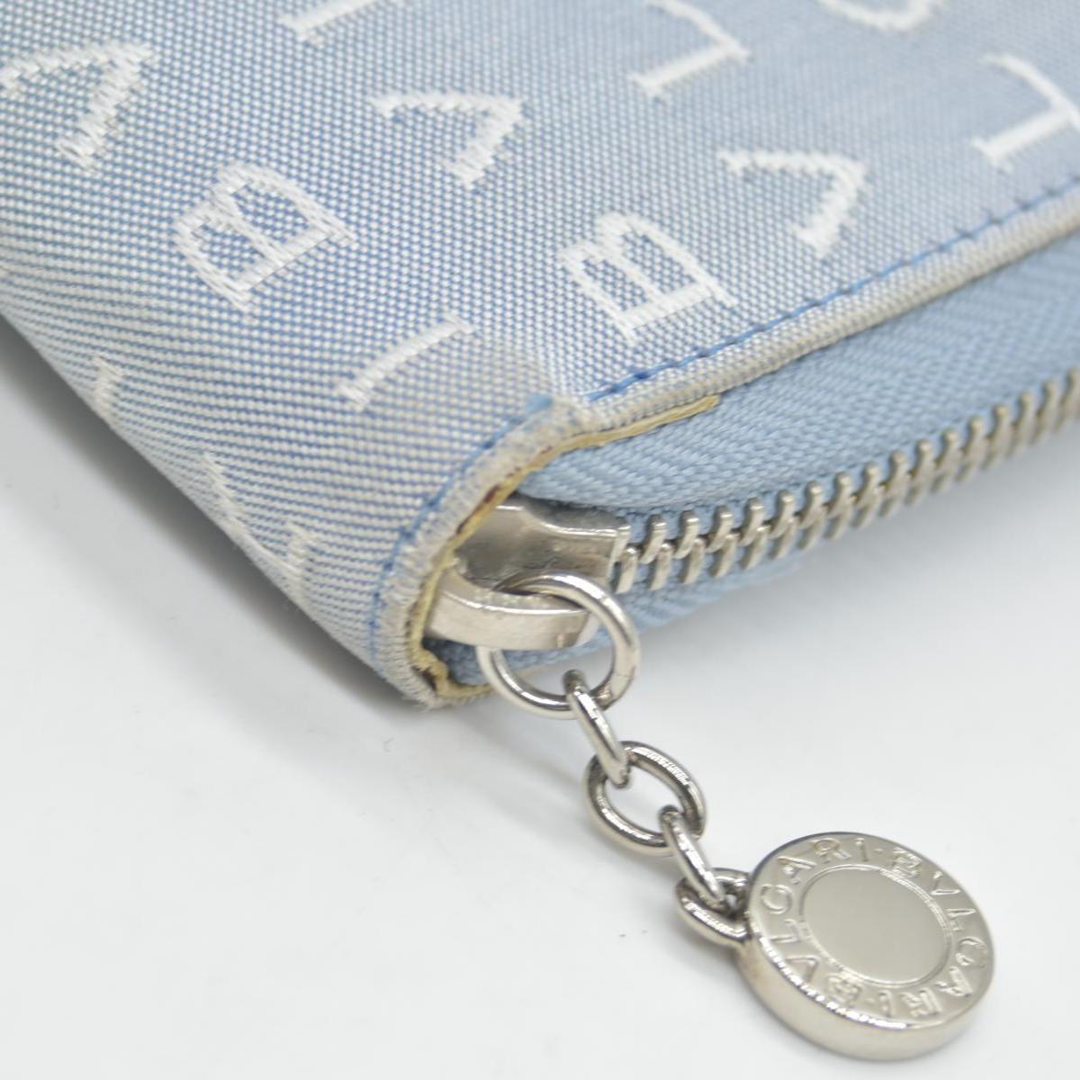 $840 Bvlgari  Canvas Continental Wallet CONSIGNMENT