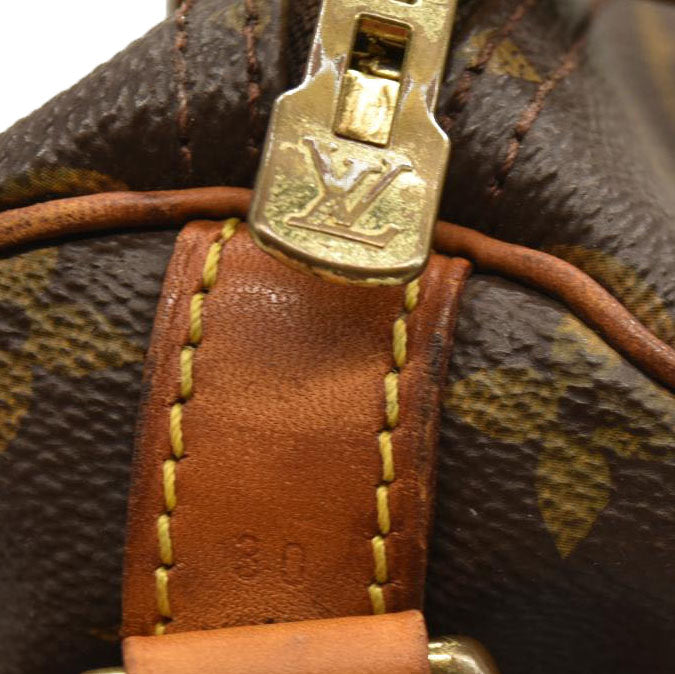 LOUIS VUITTON Monogram Speedy Bandouliere 30 MB4175