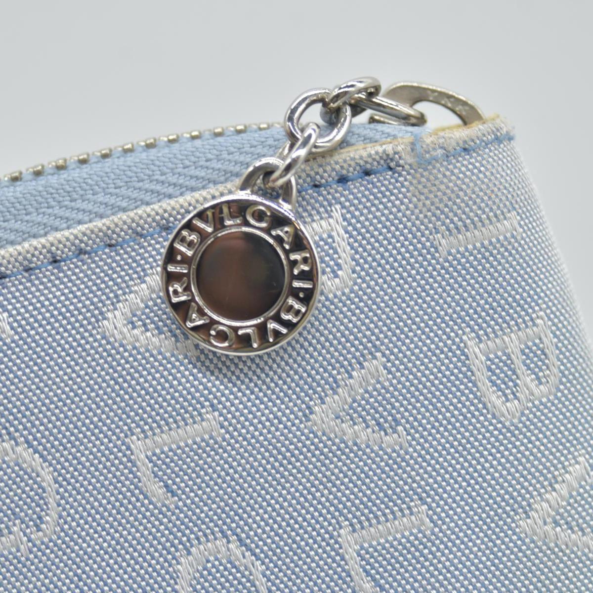 $840 Bvlgari  Canvas Continental Wallet CONSIGNMENT
