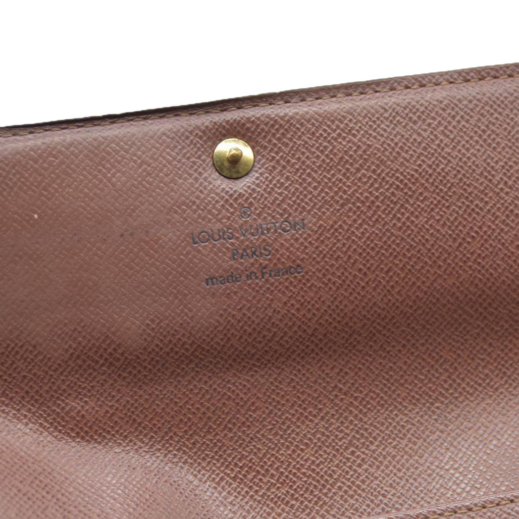 AUCTION $725 Louis Vuitton Monogram Sarah Wallet MI0096