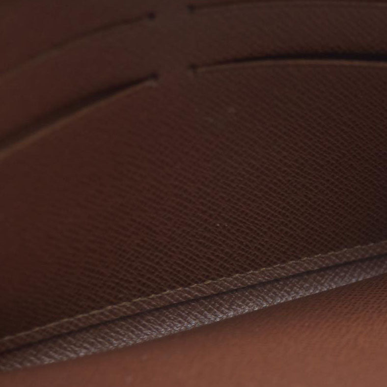 AUCTION $725 Louis Vuitton Monogram Portefeiulle Sarah Long Bifold Wallet Brown MI0096