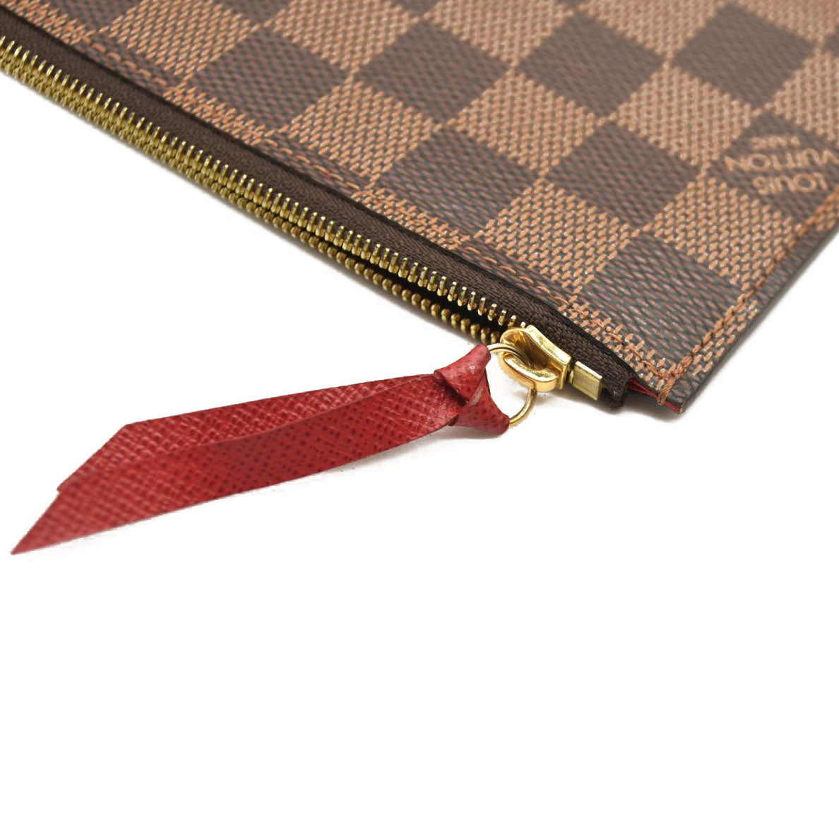 Louis Vuitton  Damier Ebene Pochette Felicie Chain Wallet