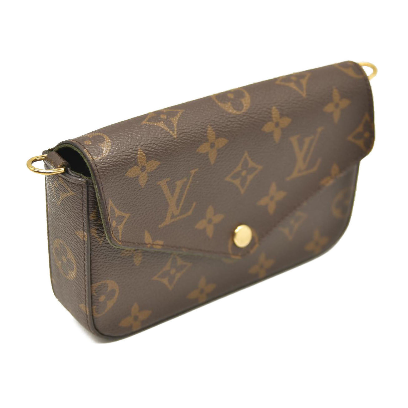 Louis Vuitton  Monogram Felicie Strap & Go Kaki