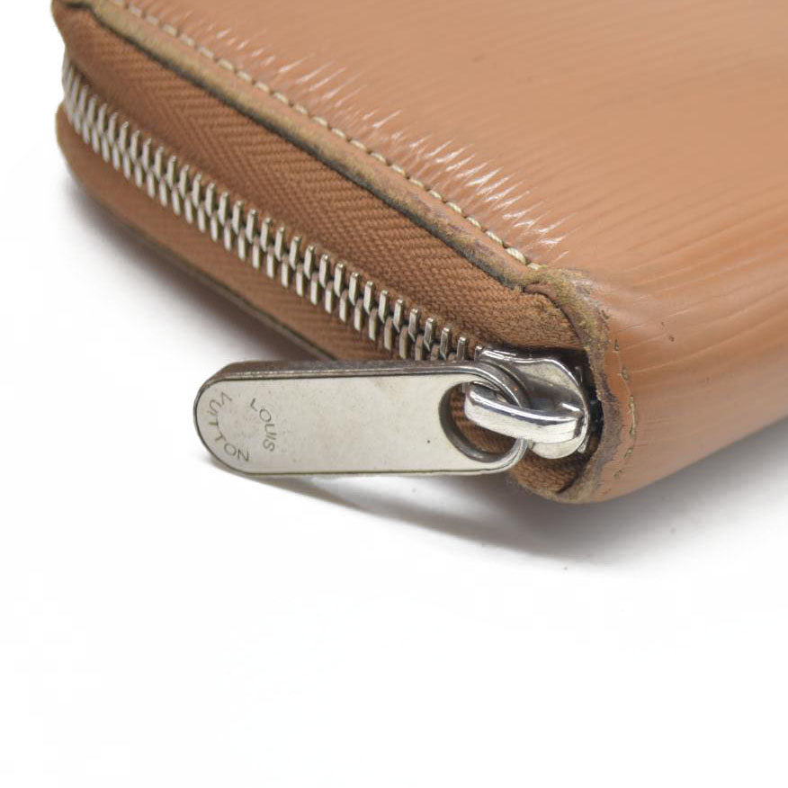 AUCTION $1000 Louis Vuitton Epi Leather Zippy Zip Around Long Wallet Purse Brown CA0066