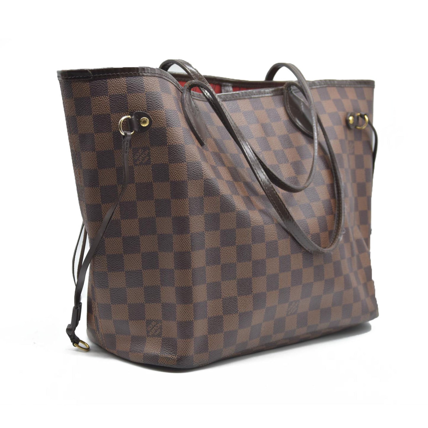 $2170 Louis Vuitton Damier Ebene Neverfull
