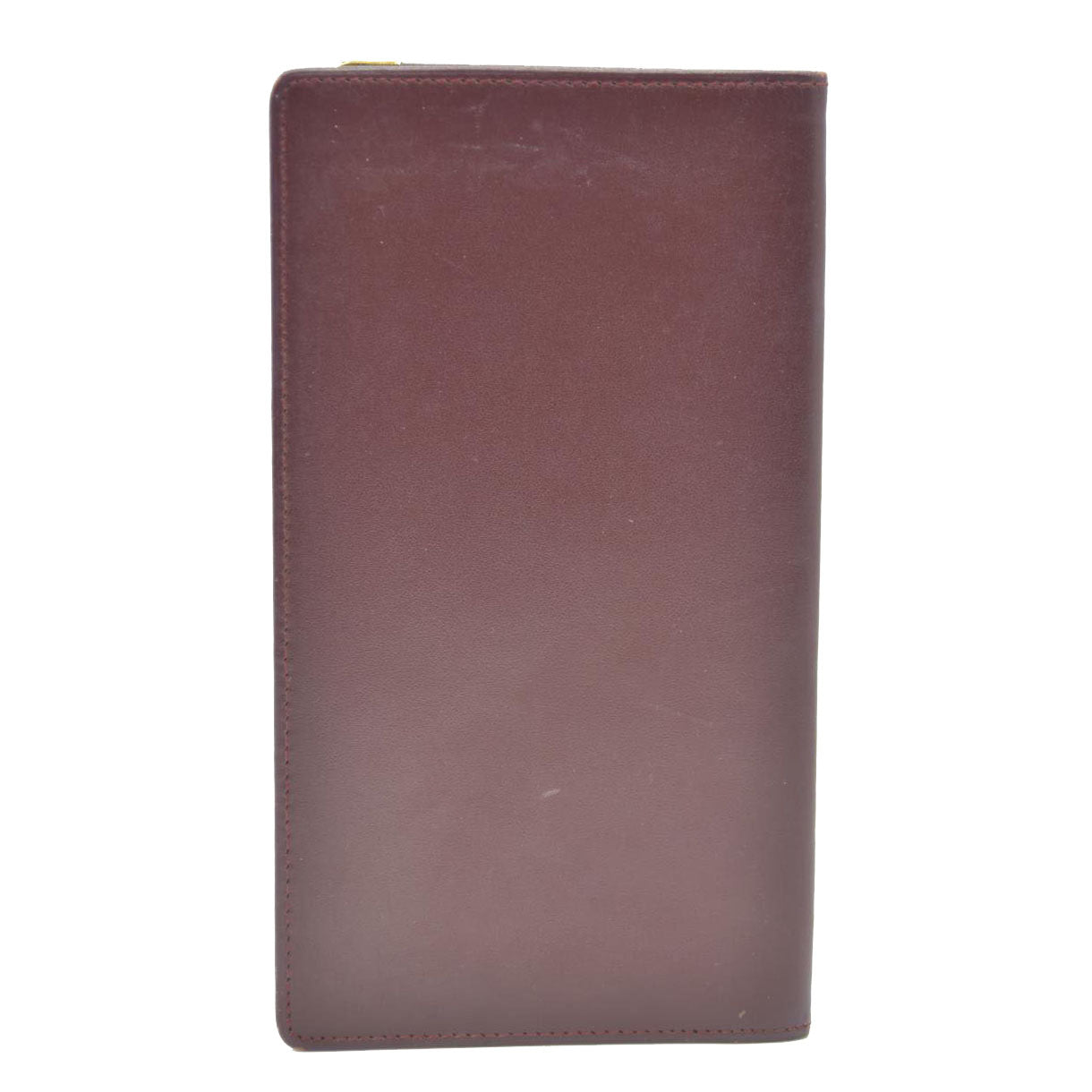 Must de Cartier Leather Long Bifold Wallet