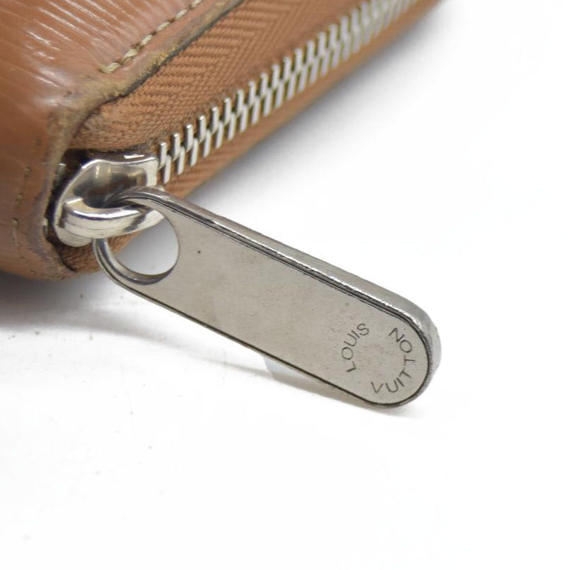AUCTION $1000 Louis Vuitton Epi Leather Zippy Zip Around Long Wallet Purse Brown CA0066