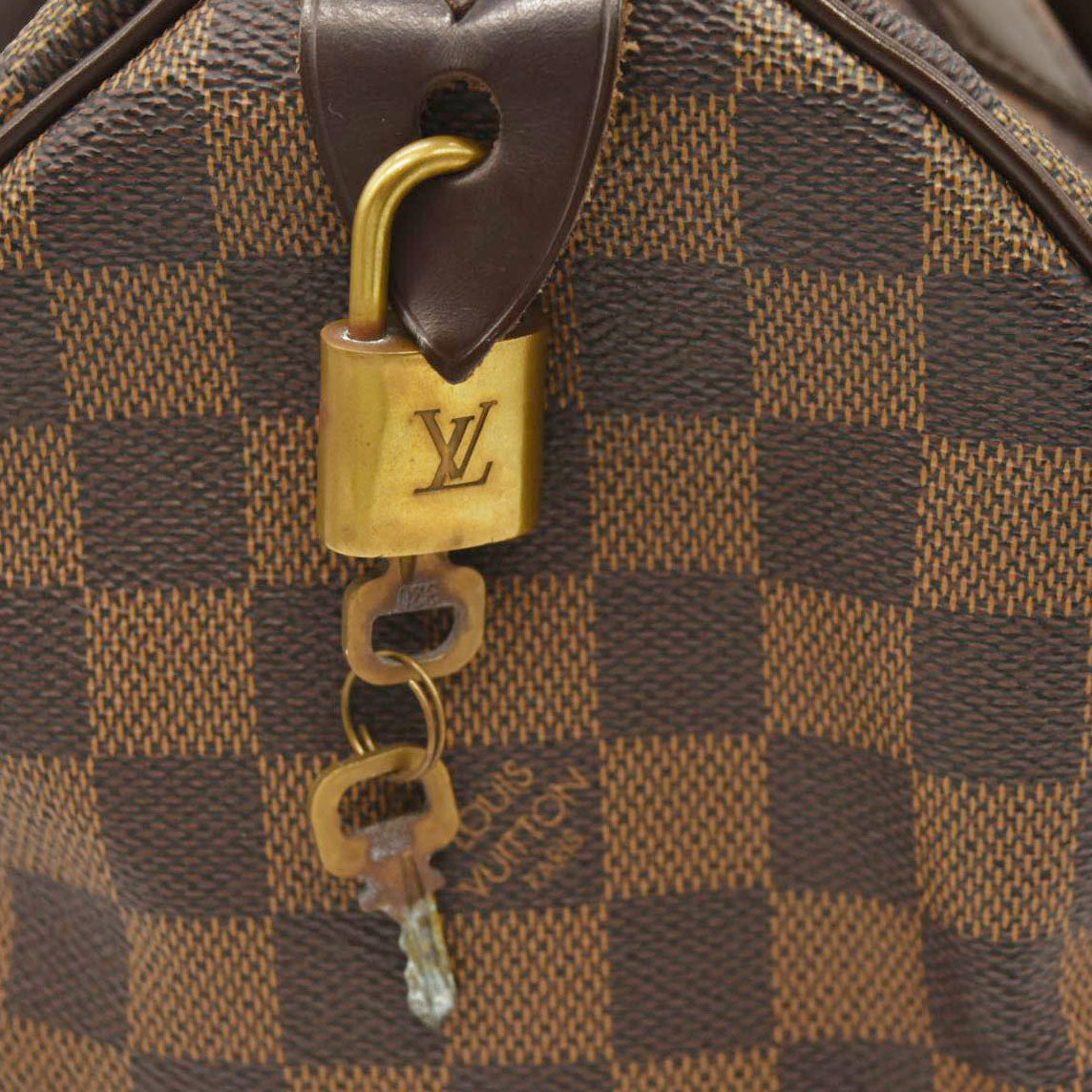 LOUIS VUITTON  Damier Ebene Speedy 25