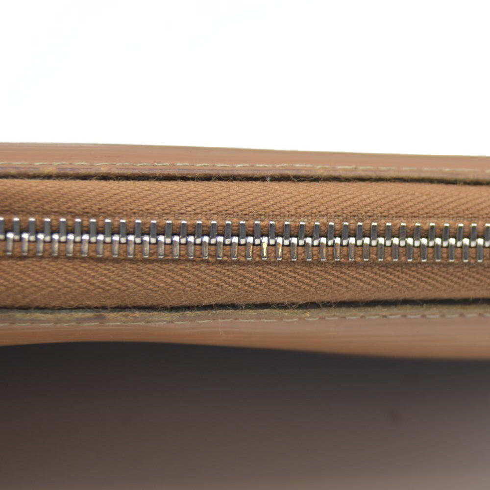 AUCTION $1000 Louis Vuitton Epi Leather Zippy Zip Around Long Wallet Purse Brown CA0066