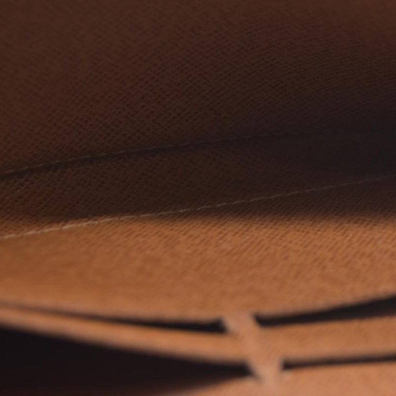 AUCTION $1000 Louis Vuitton Epi Leather Zippy Zip Around Long Wallet Purse Brown CA0066