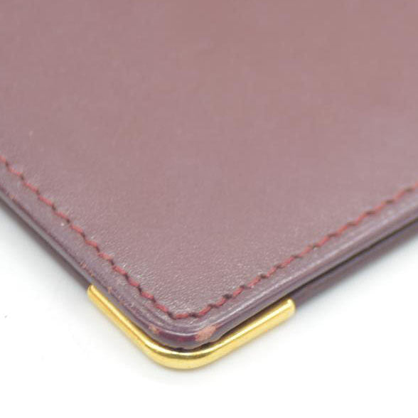 Must de Cartier Leather Long Bifold Wallet