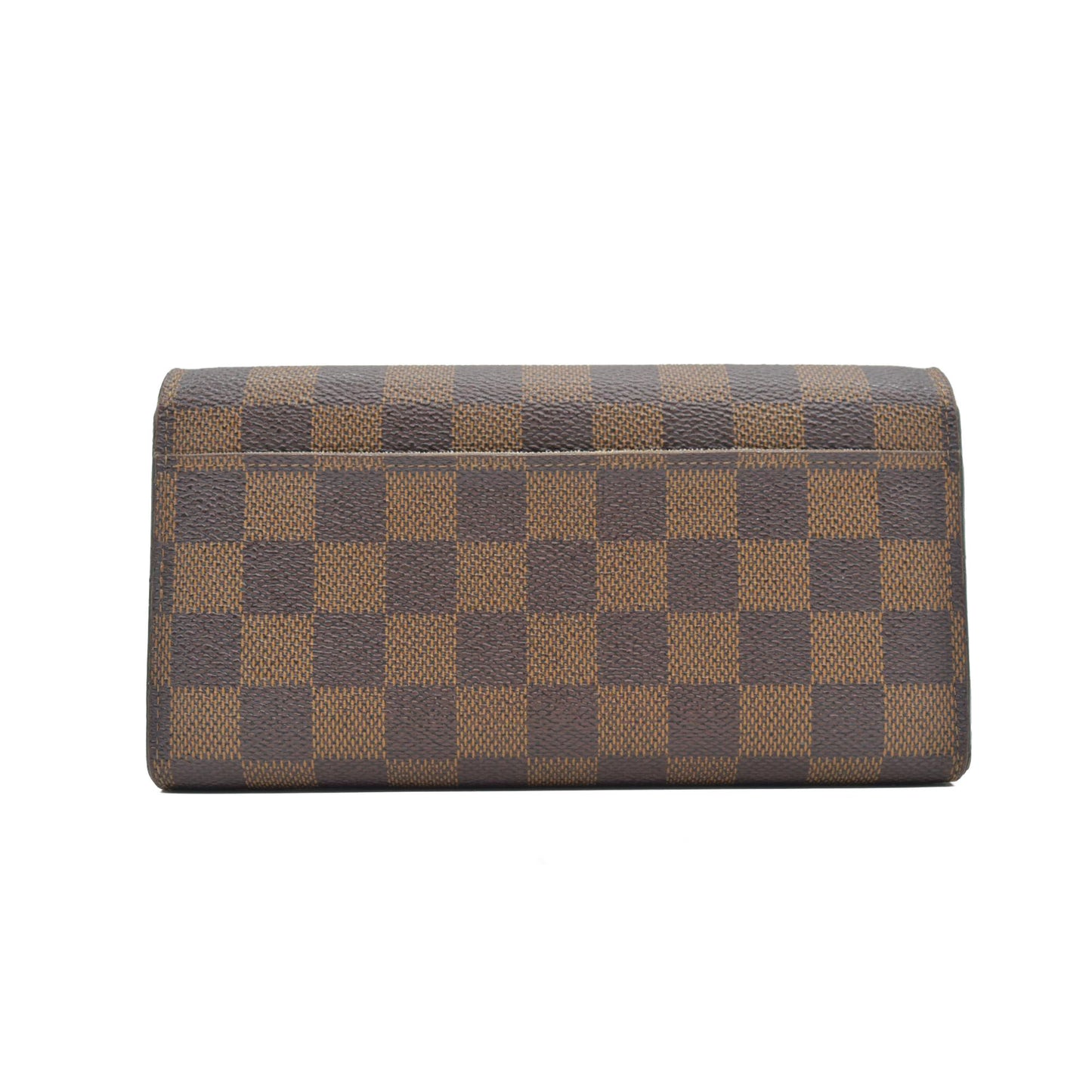 $775 Louis Vuitton Damier Ebene Sarah Wallet NM CONSIGNMENT